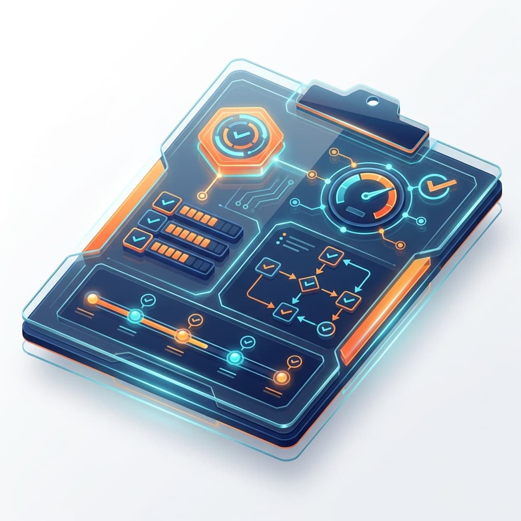 AI Readiness Strategy Schematic - Visual framework for assessing AI tool maturity and workflow impact.